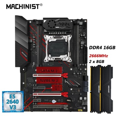 Материнская плата MR9A Pro MAX /Xeon E5 2640 V3/DDR4 16 Гб ОЗУ 2666 МГц