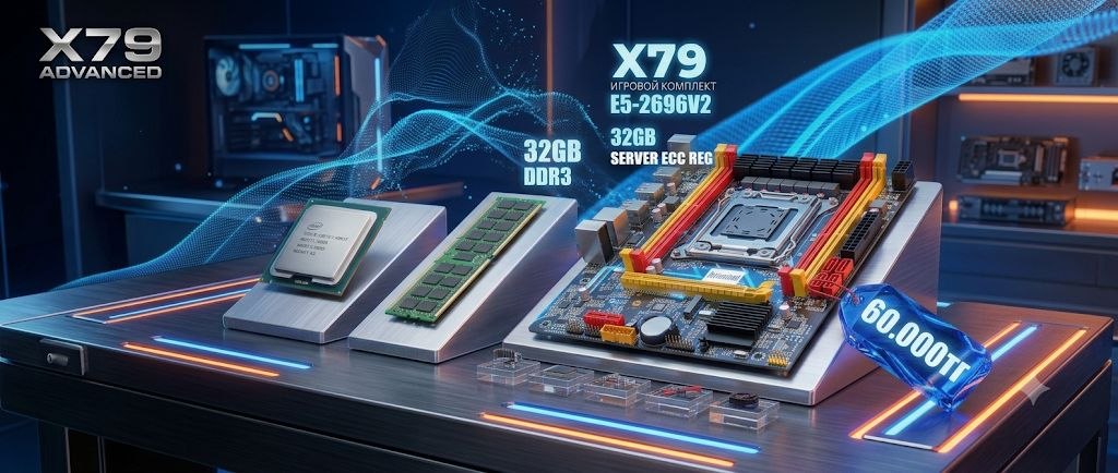 Бюджетный игровой комплект на мощном процессоре E5-2696v2